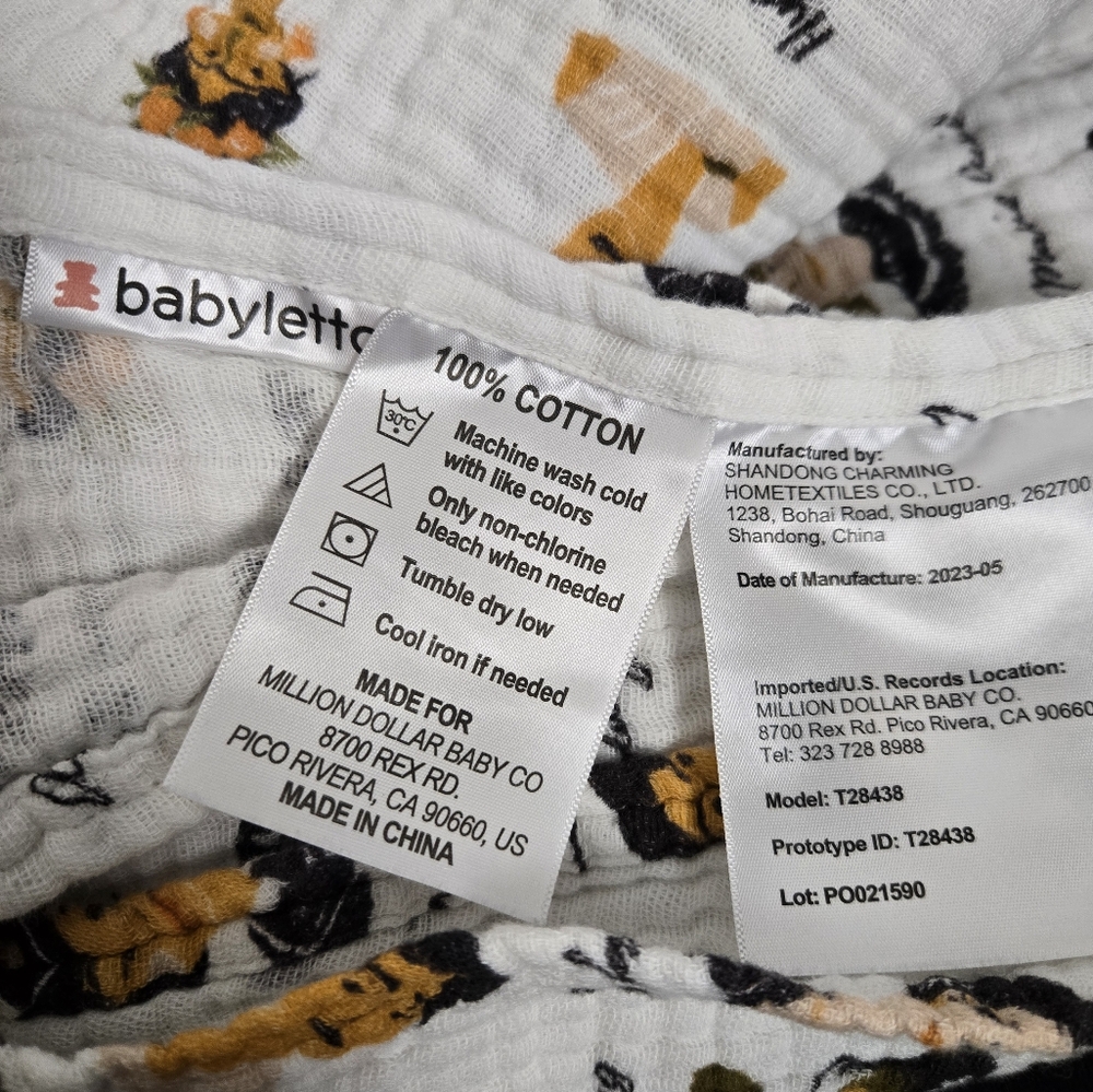 Babyletto Swaddle Oragnic Muslin Blanket Women In History - Picture 4 of 4
